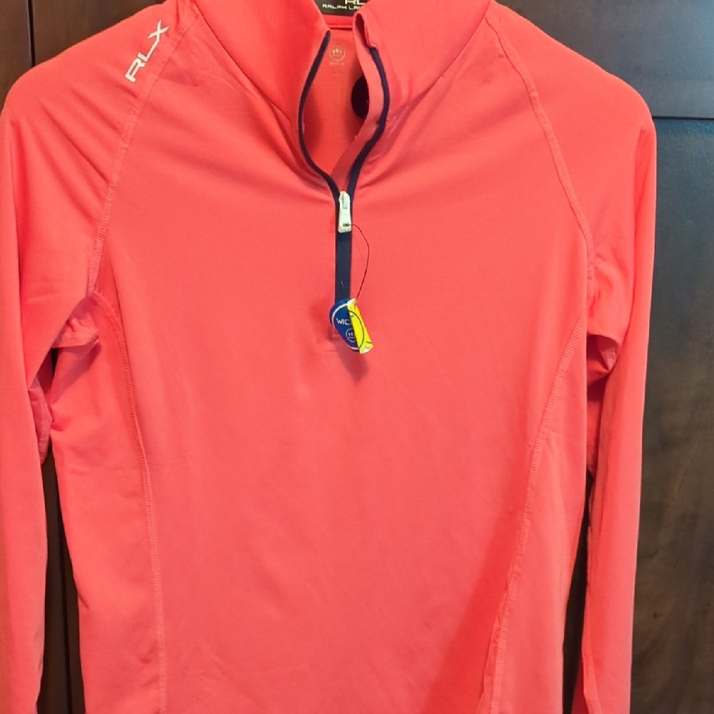 RLX Coral Quarter-Zip Pullover